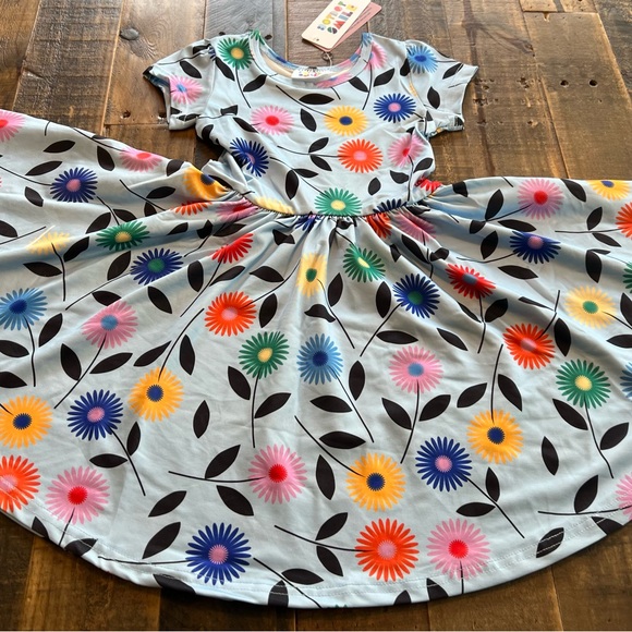 Dot Dot Smile Other - Dot Dot Smile size 2T or 3/4 girls floral Cap sleeve twirl dress New